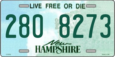NH license plate 2808273