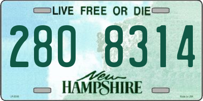 NH license plate 2808314