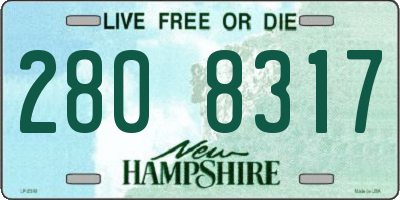 NH license plate 2808317
