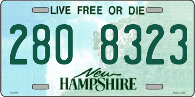NH license plate 2808323