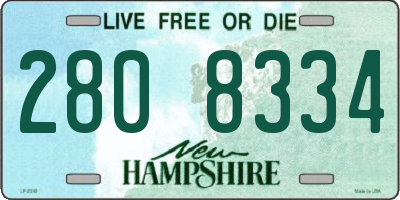 NH license plate 2808334