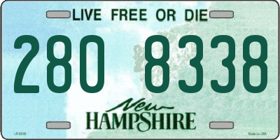 NH license plate 2808338