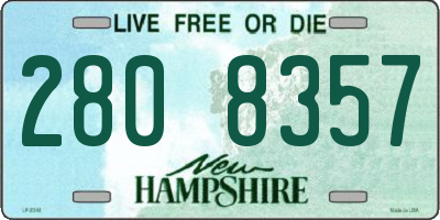 NH license plate 2808357