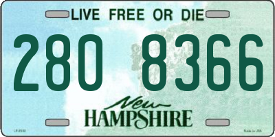 NH license plate 2808366