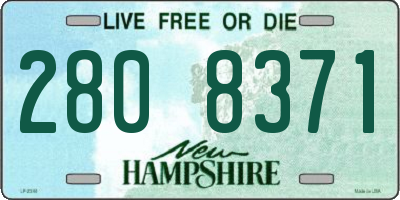 NH license plate 2808371