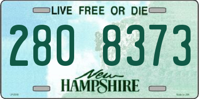 NH license plate 2808373