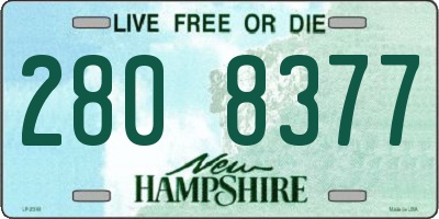 NH license plate 2808377