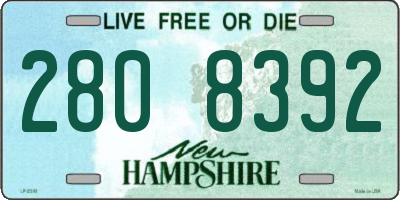 NH license plate 2808392