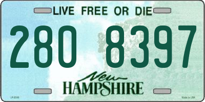 NH license plate 2808397