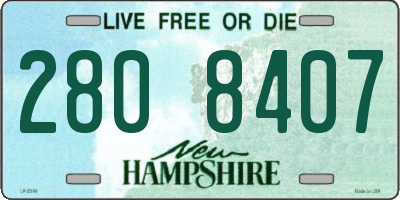 NH license plate 2808407