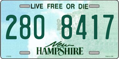 NH license plate 2808417