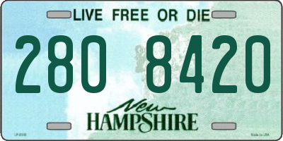 NH license plate 2808420