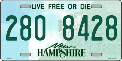 NH license plate 2808428