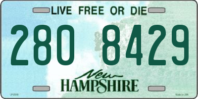 NH license plate 2808429