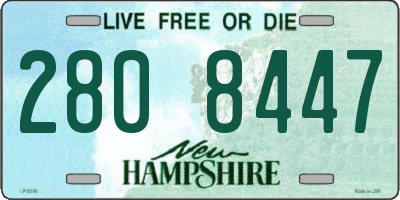 NH license plate 2808447
