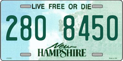 NH license plate 2808450