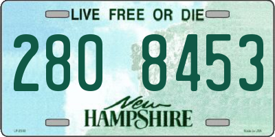 NH license plate 2808453
