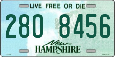 NH license plate 2808456