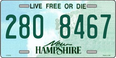 NH license plate 2808467