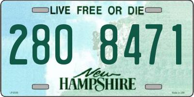 NH license plate 2808471