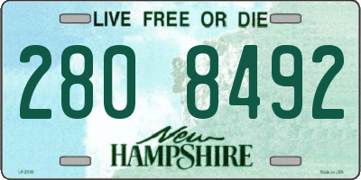 NH license plate 2808492