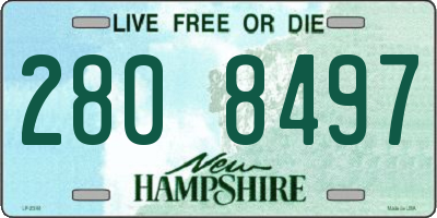 NH license plate 2808497