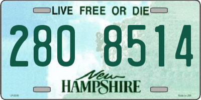 NH license plate 2808514