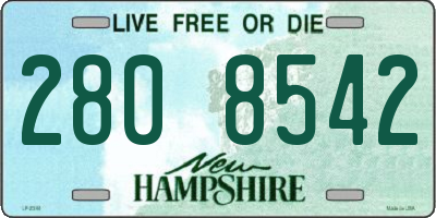 NH license plate 2808542