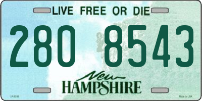 NH license plate 2808543