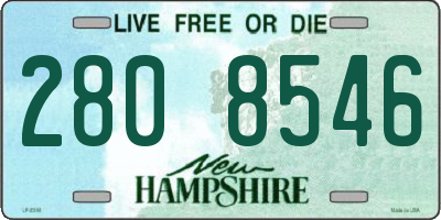 NH license plate 2808546