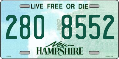 NH license plate 2808552