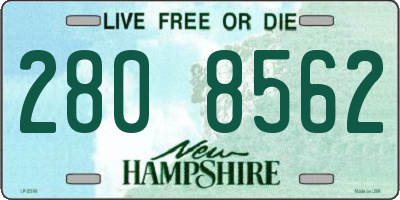 NH license plate 2808562