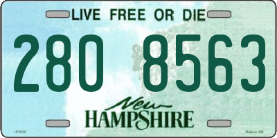 NH license plate 2808563