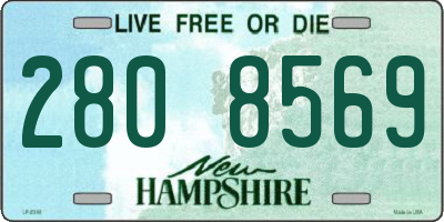 NH license plate 2808569