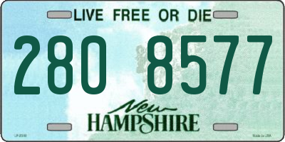 NH license plate 2808577