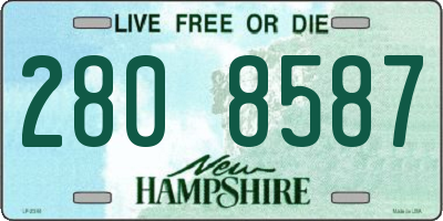 NH license plate 2808587