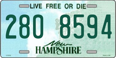 NH license plate 2808594