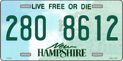 NH license plate 2808612
