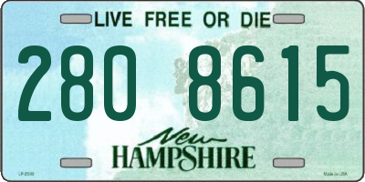 NH license plate 2808615