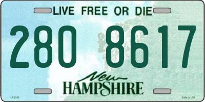 NH license plate 2808617