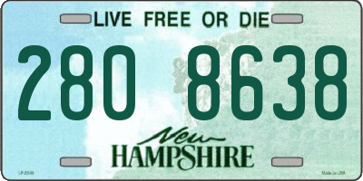 NH license plate 2808638
