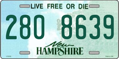 NH license plate 2808639