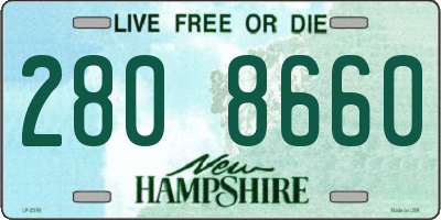 NH license plate 2808660