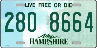 NH license plate 2808664