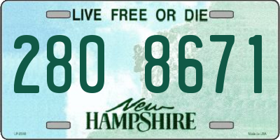 NH license plate 2808671