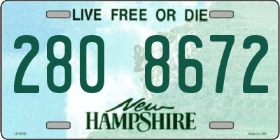NH license plate 2808672