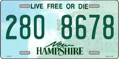 NH license plate 2808678