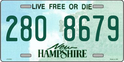 NH license plate 2808679