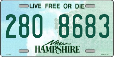 NH license plate 2808683