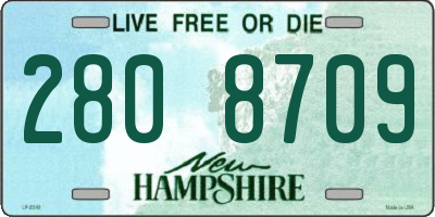 NH license plate 2808709